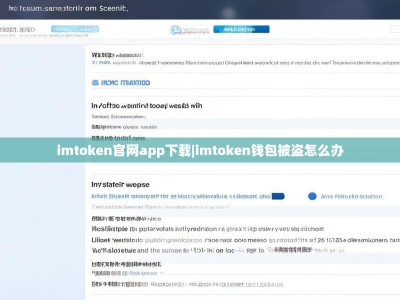 imtoken官网app下载|imtoken钱包被盗怎么办