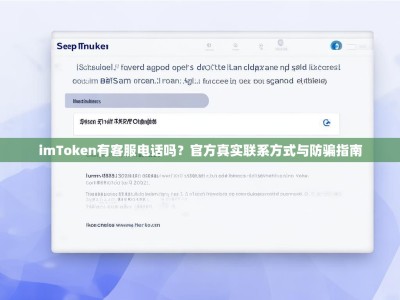 imToken有客服电话吗？官方真实联系方式与防骗指南