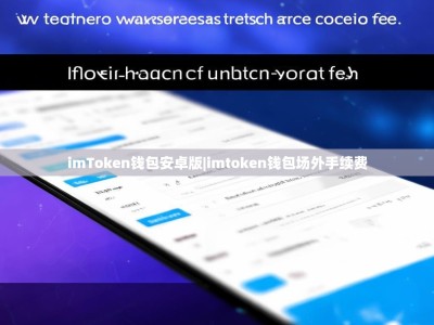 imToken钱包安卓版|imtoken钱包场外手续费