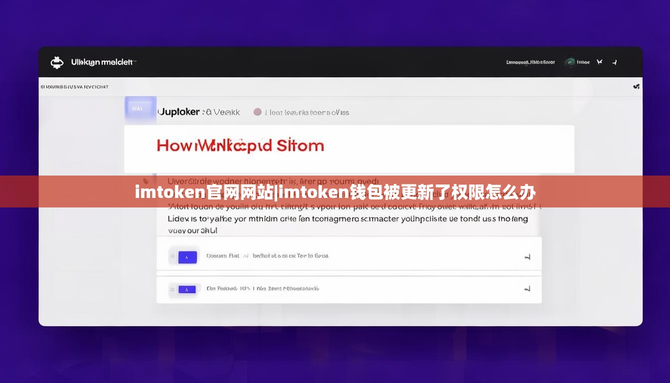 imtoken官网网站|imtoken钱包被更新了权限怎么办 imtoken官网网站|imtoken钱包被更新了权限怎么办