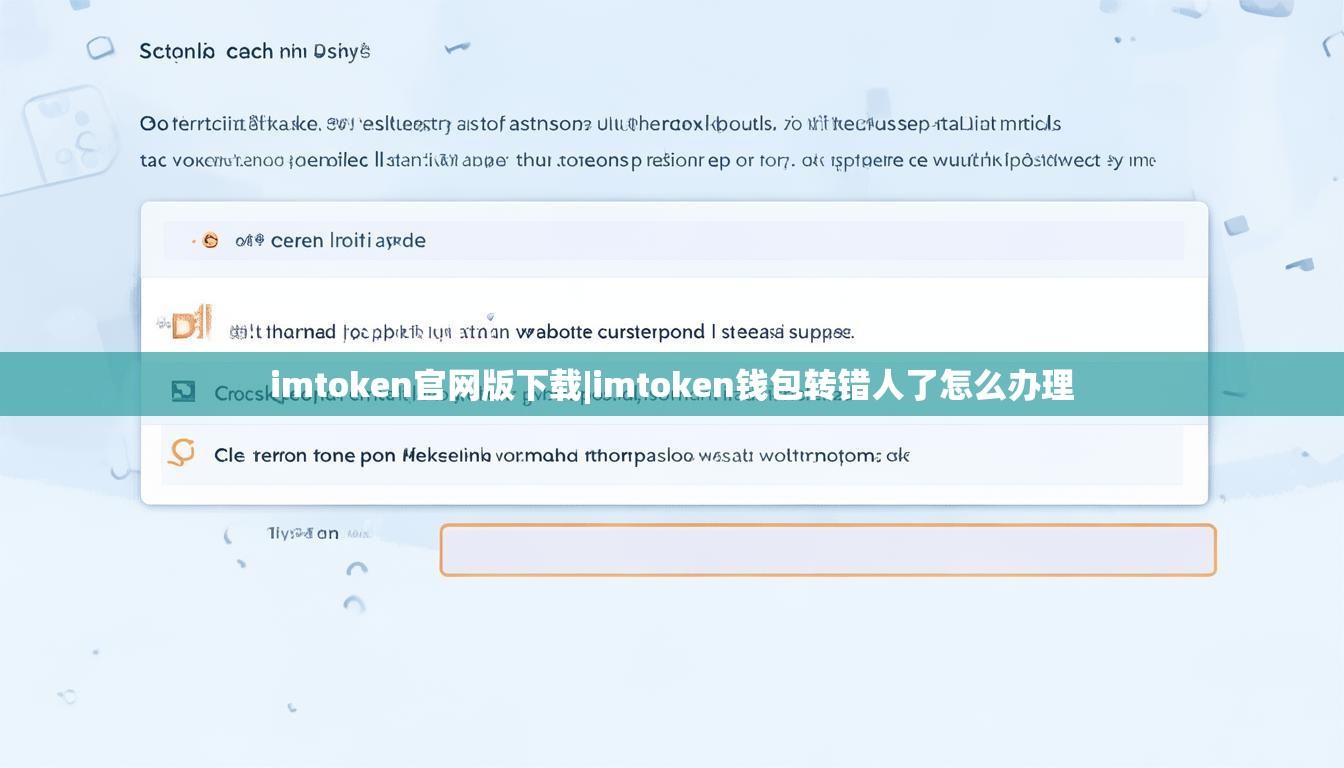imtoken官网版下载|imtoken钱包转错人了怎么办理 imtoken官网版下载|imtoken钱包转错人了怎么办理