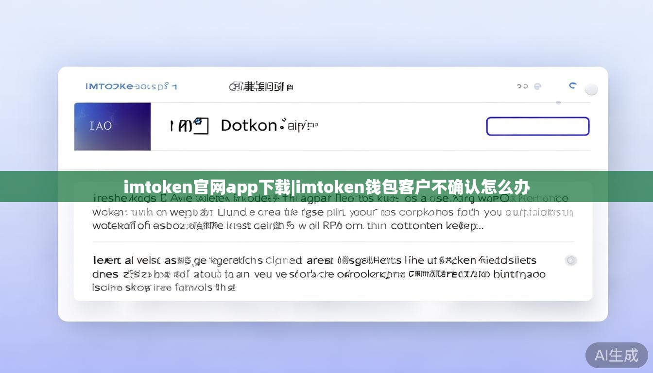 imtoken官网app下载|imtoken钱包客户不确认怎么办