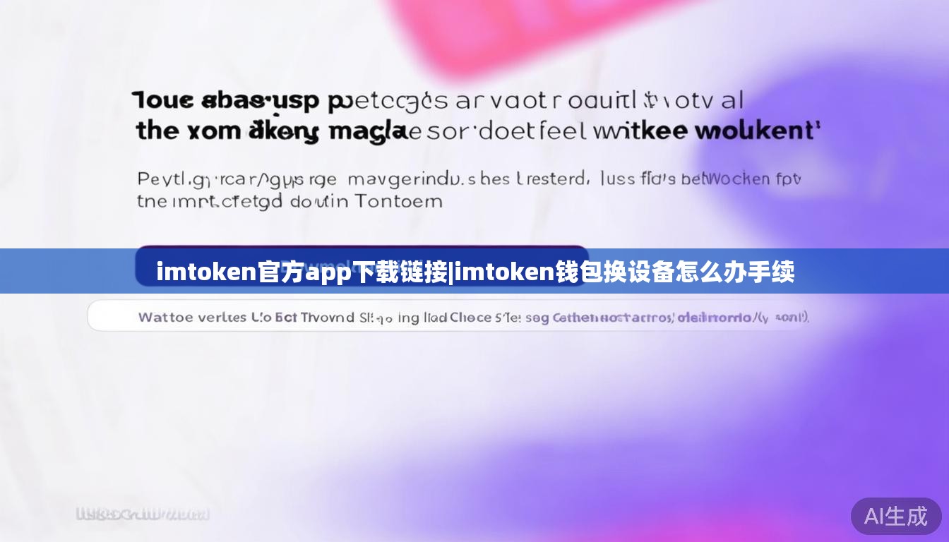 imtoken官方app下载链接|imtoken钱包换设备怎么办手续