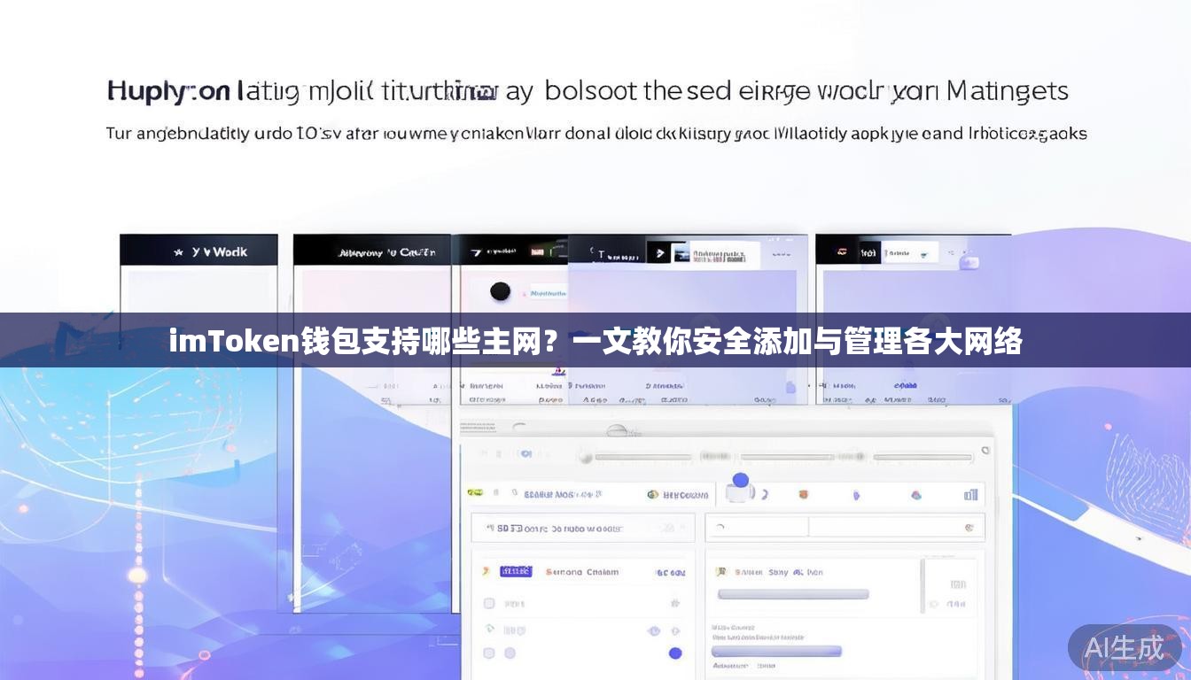 imToken钱包支持哪些主网？一文教你安全添加与管理各大网络