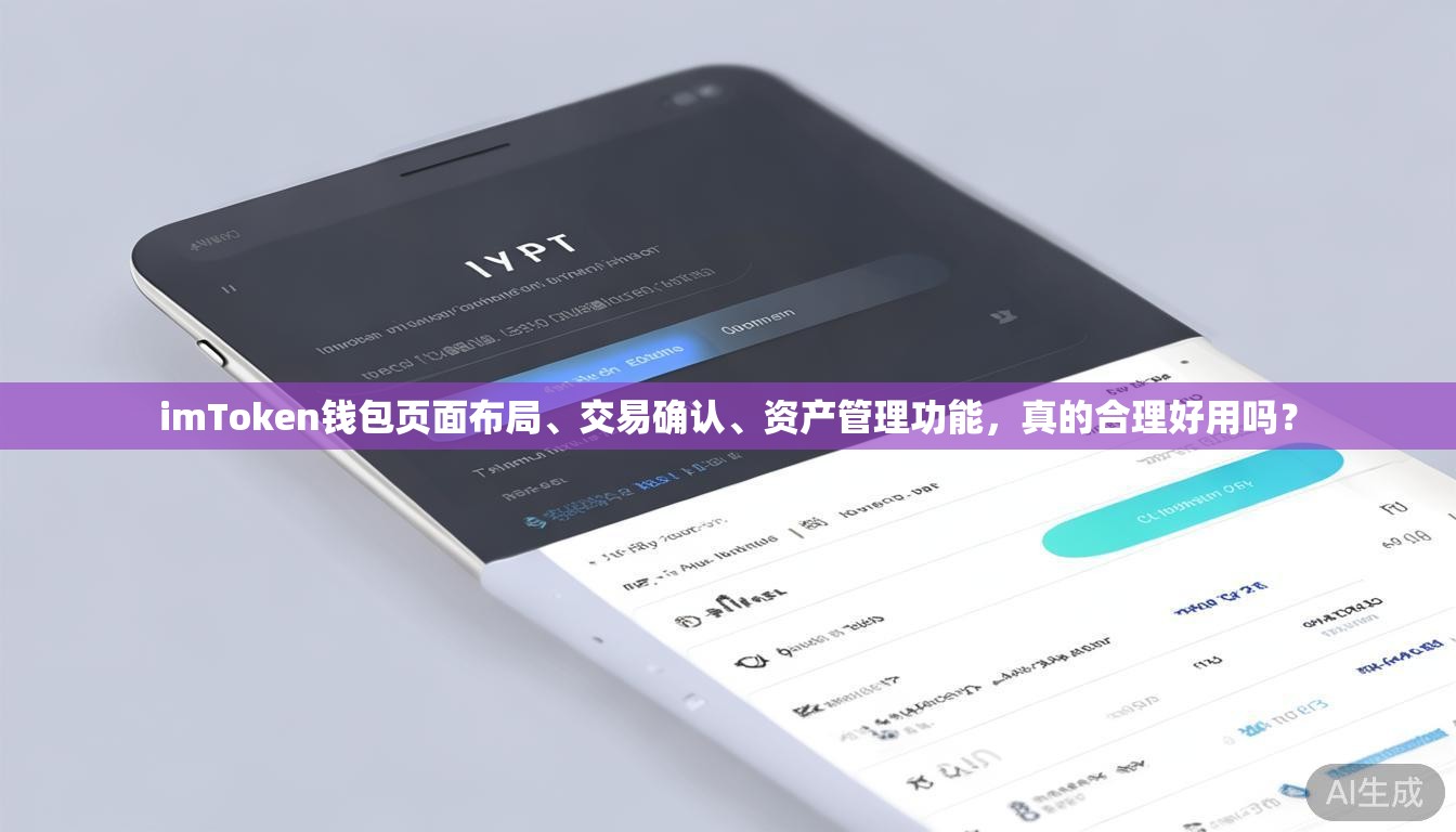 imToken钱包页面布局、交易确认、资产管理功能，真的合理好用吗？