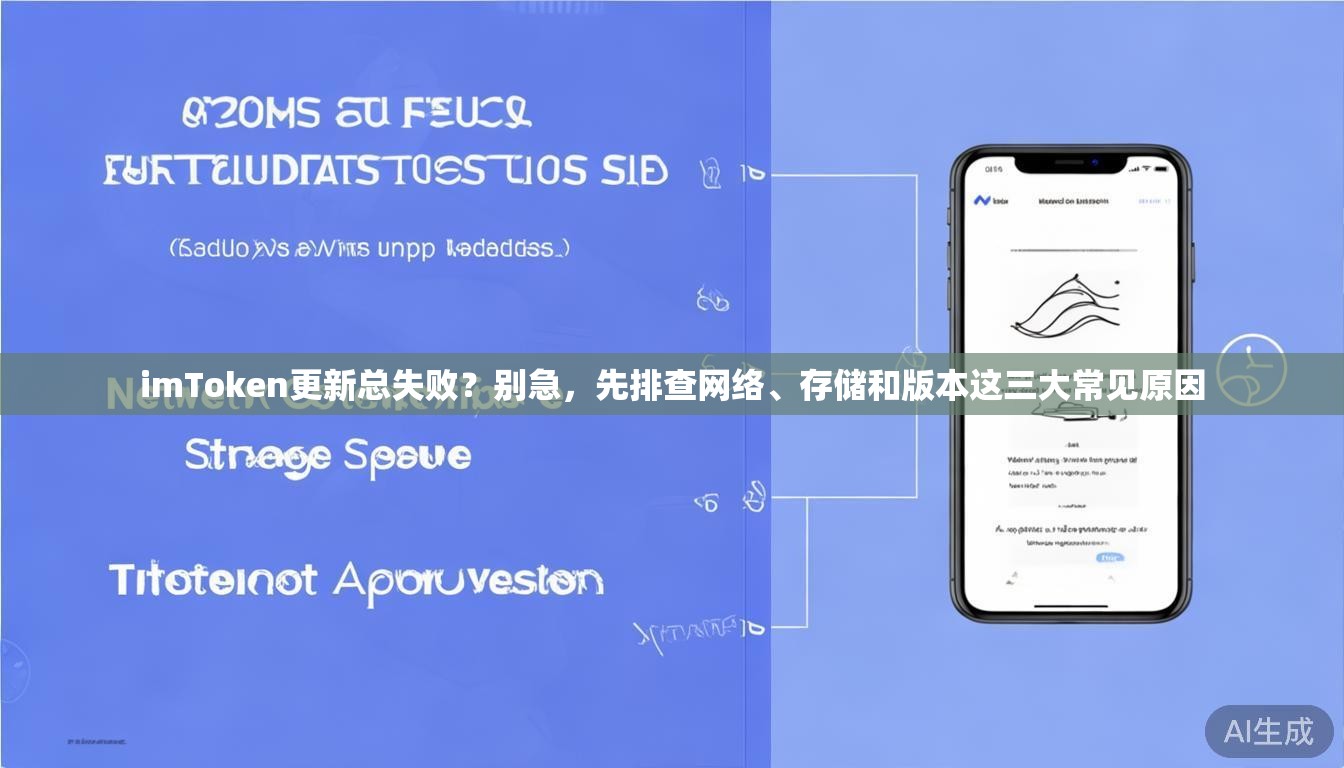 imToken更新总失败？别急，先排查网络、存储和版本这三大常见原因