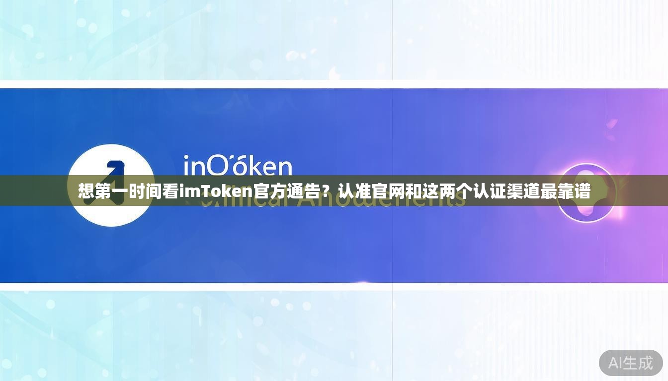 想第一时间看imToken官方通告?认准官网和这两个认证渠道最靠谱 想第一时间看imToken官方通告?认准官网和这两个认证渠道最靠谱